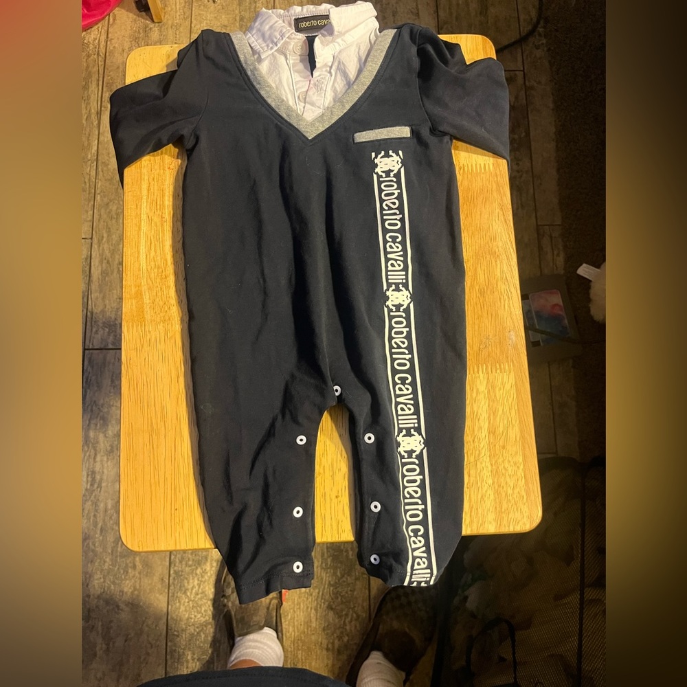 Roberto Cabelli blue boys 18mo one piece